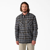 Dickies Water Repellent Fleece-Lined Flannel Shirt Jacket