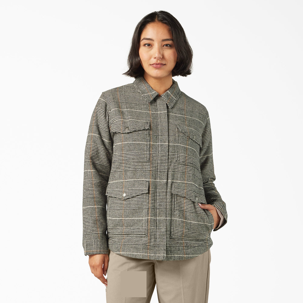 Dickies Women’s Fleece Lined Flannel Chore Coat