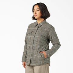 Dickies Women’s Fleece Lined Flannel Chore Coat