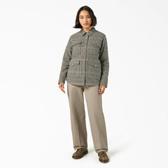 Dickies Women’s Fleece Lined Flannel Chore Coat