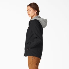 Dickies Women's Duck Hooded Shirt Jacket