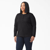 Dickies Women's Plus Heavyweight Henley