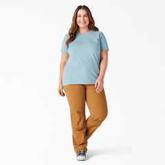 Dickies Women's Plus Heavyweight Short Sleeve Pocket T-Shirt