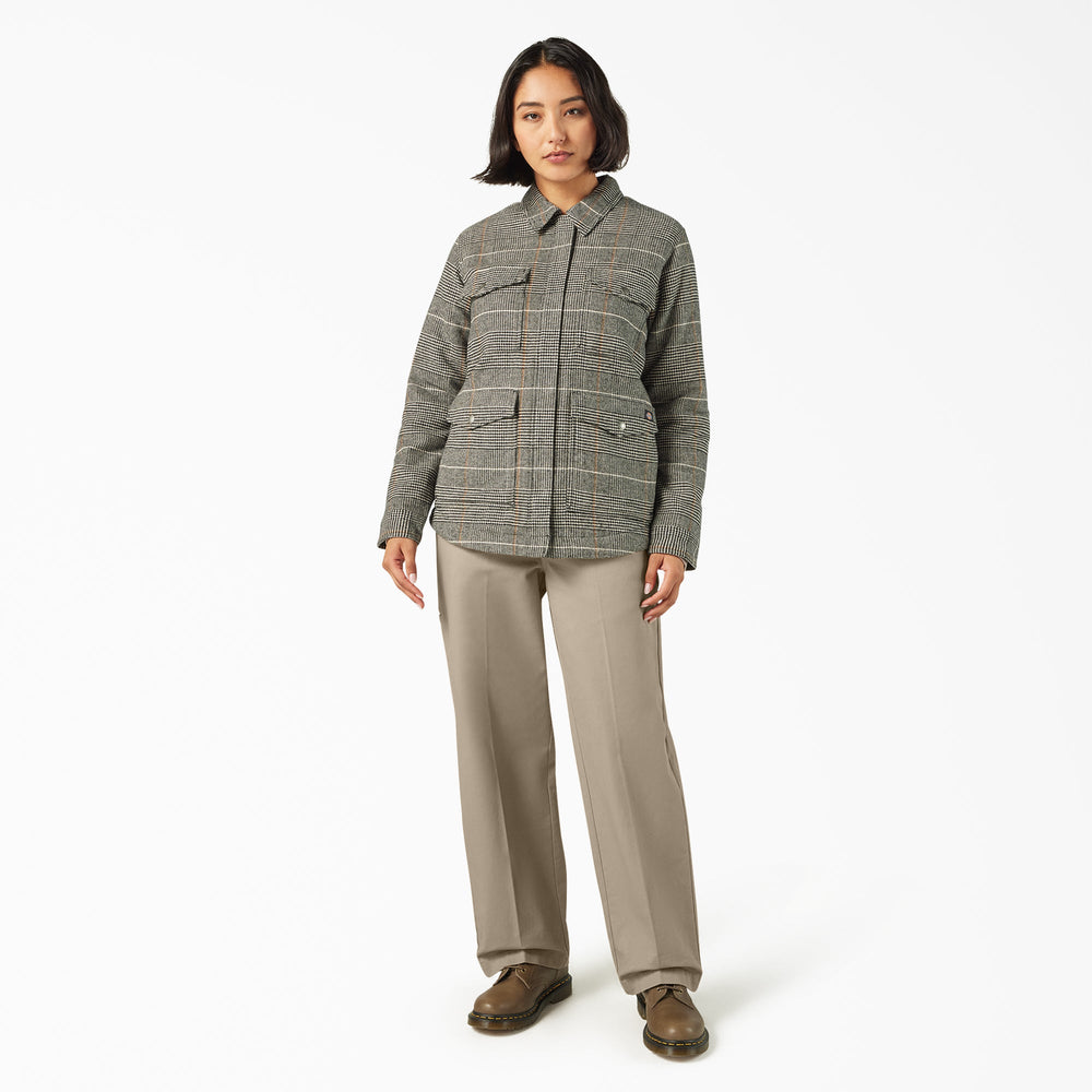 Dickies Women’s Fleece Lined Flannel Chore Coat