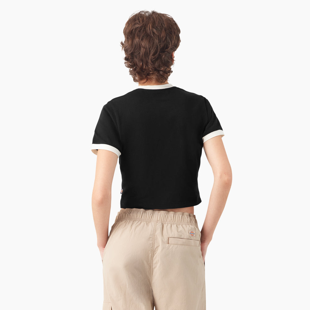 Dickies Women’s Lewistown Cropped Ringer T-Shirt